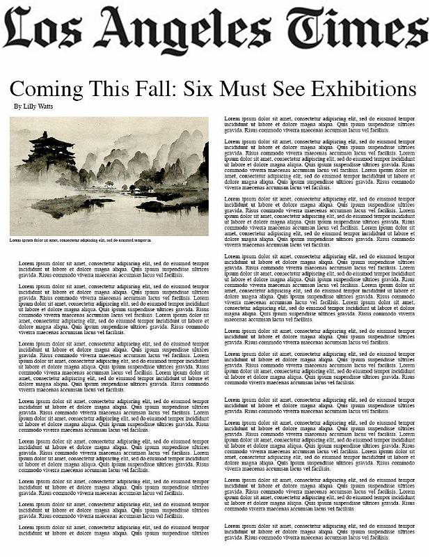 Coming This Fall: Six Must See Exhibitions 